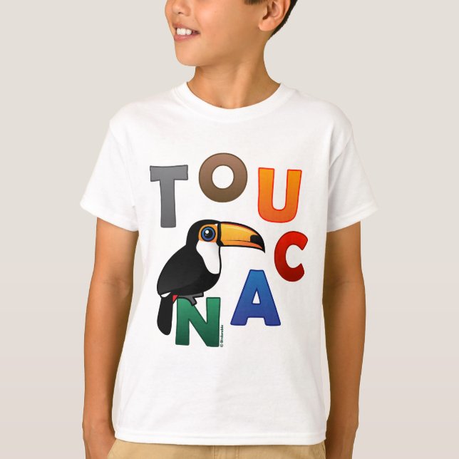 Colourful Toucan T-Shirt (Front)