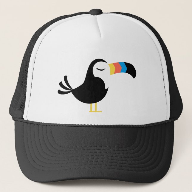 Colourful Toucan Trucker Hat (Front)