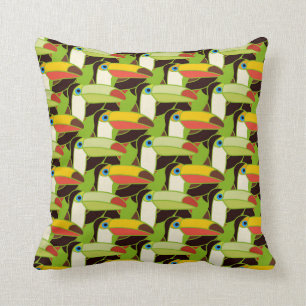 Colourful Toucans Cushion