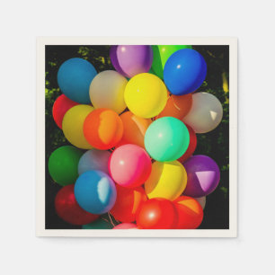 Colourful Toy Balloons Napkin