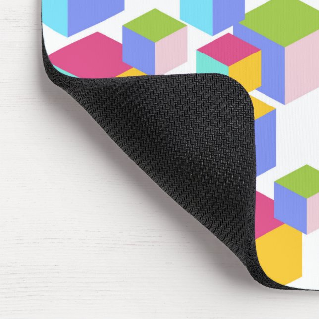 Colourful Toy Blocks Art Pattern Mouse Pad (Corner)
