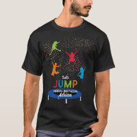 Colourful Trampoline Park Jump Kids Birthday Party