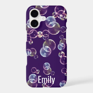 colourful translucent bubbles design