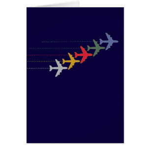 colourful travel aeroplanes
