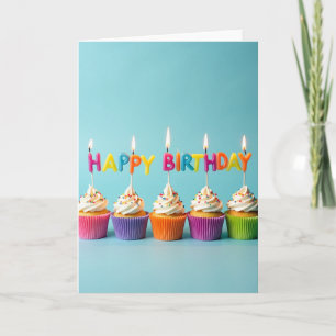 Colourful Treats Birthday Card
