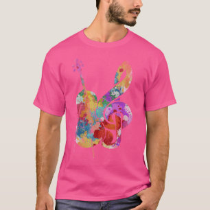 Colourful Treble Clef Cellist Classical Music Orch T-Shirt