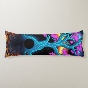 Colourful Tree of Life Body Cushion