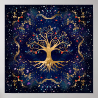 Colourful Tree of Life - Yggdrasil
