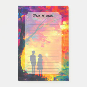 Colourful Tree of Love Post-it Notes