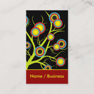 Colourful Trees  Business Cards. Card