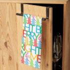Colourful Trees Holiday Kitchen Towel