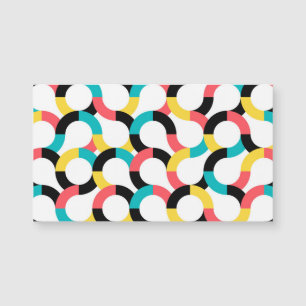 Colourful, trendy, cheerful, fun modern geometric