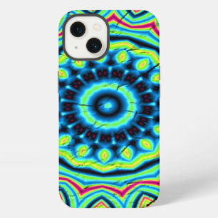 Colourful trendy pattern iPhone 13 case
