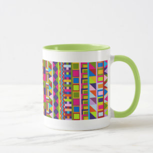 Colourful trendy patterns Mug