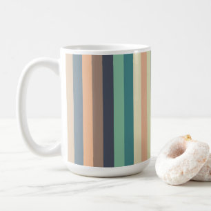 Colourful Trendy Stripes Coffee Mug