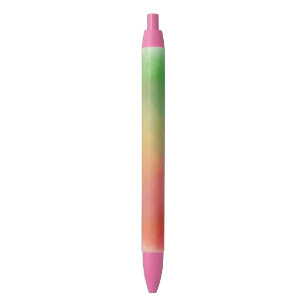Colourful Trendy Template Pink Red Orange Yellow Blue Ink Pen