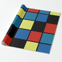 Colourful Trendy Tiles Blue Yellow Red