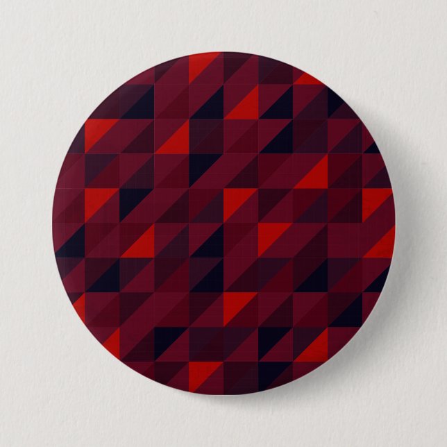 Colourful triangle pattern art 7.5 cm round badge (Front)