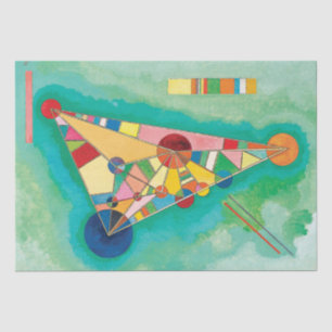Colourful Triangles by Wassily Kandinsky Tissue Paper