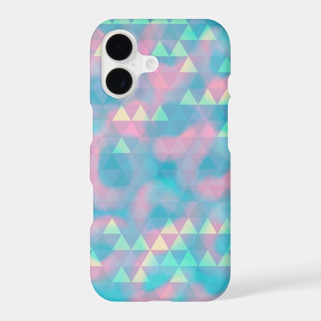 Colourful Triangles Cloudy Blue Case-Mate iPhone C (Back)