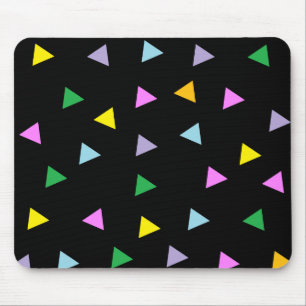 Colourful Triangles Mouse Pad