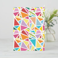 Colourful triangles pattern 2