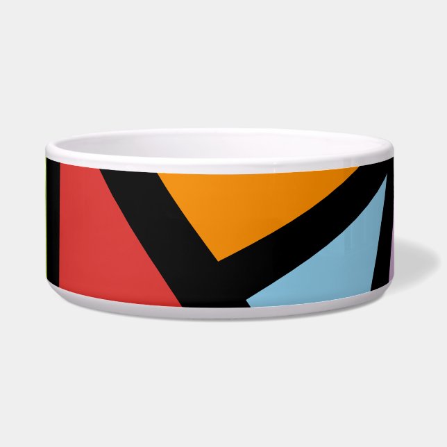 Colourful triangles pattern 3 (Front)