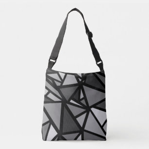 Colourful triangles pattern 6 crossbody bag