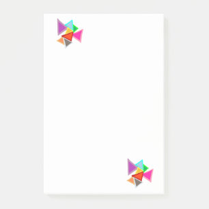 Colourful Triangles Post-it Notes