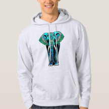 Colourful Tribal Elephant - Artistic Wildlife