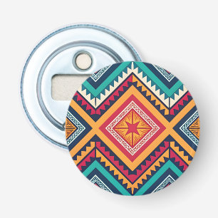 Colourful tribal pattern bottle opener