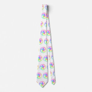 Colourful Tribal Turtle Tie