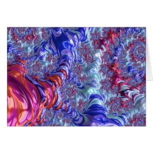 Colourful Trippy Groovy Digital Abstract Fractal