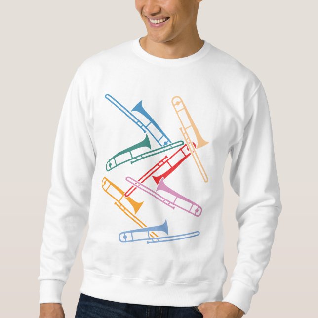 Colourful Trombones Sweatshirt (Front)