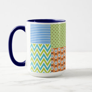 Colourful Tropical Floral Coffee Mug – Vibrant Flo