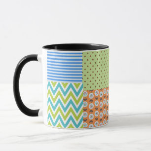 Colourful Tropical Floral Coffee Mug – Vibrant Flo