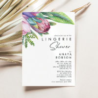 Colourful Tropical Floral Lingerie Shower
