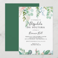 Colourful Tropical Floral Spanish Bridal Shower