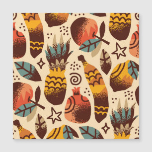 Colourful Tropical Fruit Mix Pattern