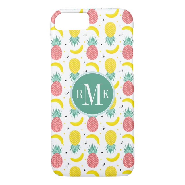 Colourful Tropical Fruit Pattern Case-Mate iPhone Case (Back)