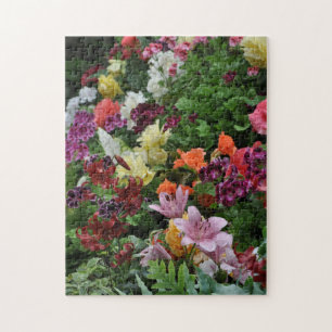Colourful tropical garden jigsaw puzzle