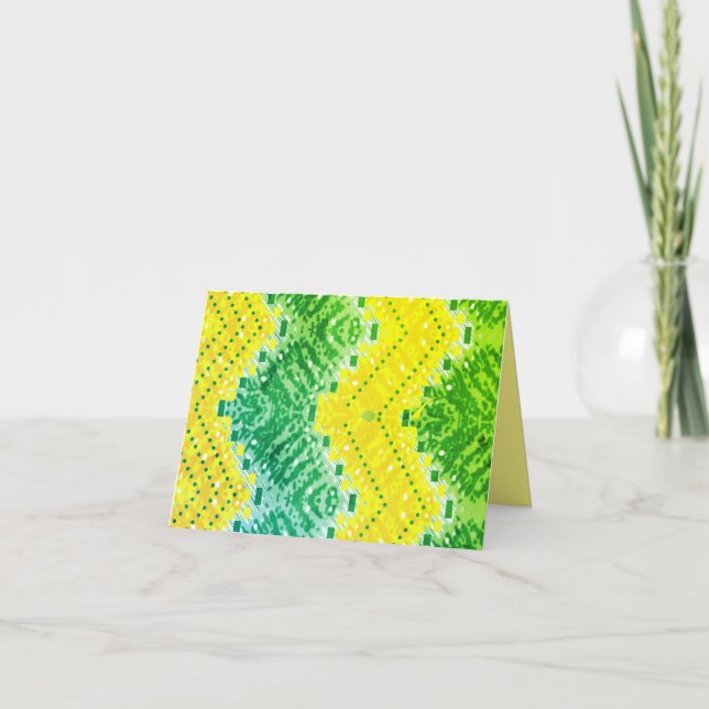 Colourful Tropical Greeting Cards | Joyful Vibes (Front)
