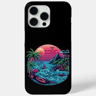 Colourful. Tropical/Hawaiian neon iPhone 15 Pro Max Case