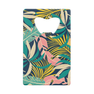 Colourful tropical leaves: summer pattern.