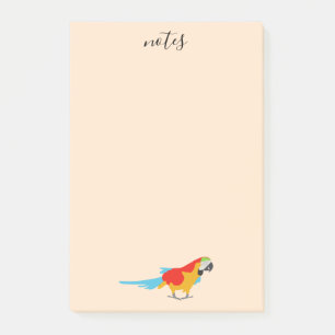 Colourful Tropical Macaw Post-it Notes