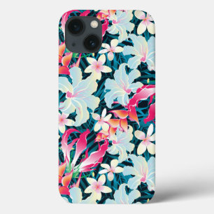 Colourful Tropical Pattern iPhone 13 Case