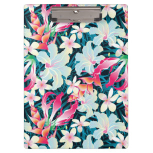 Colourful Tropical Pattern Clipboard