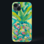 Colourful Tropical Pineapple iPhone 13 Case<br><div class="desc">Colourful Tropical Pineapple. Artist: Jennifer Goldberger. Image ID: 106375GG.</div>