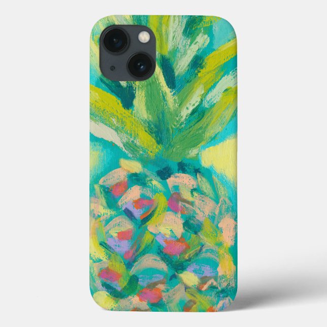 Colourful Tropical Pineapple Case-Mate iPhone Case (Back)
