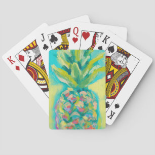 Colourful Tropical Pineapple Playing Cards